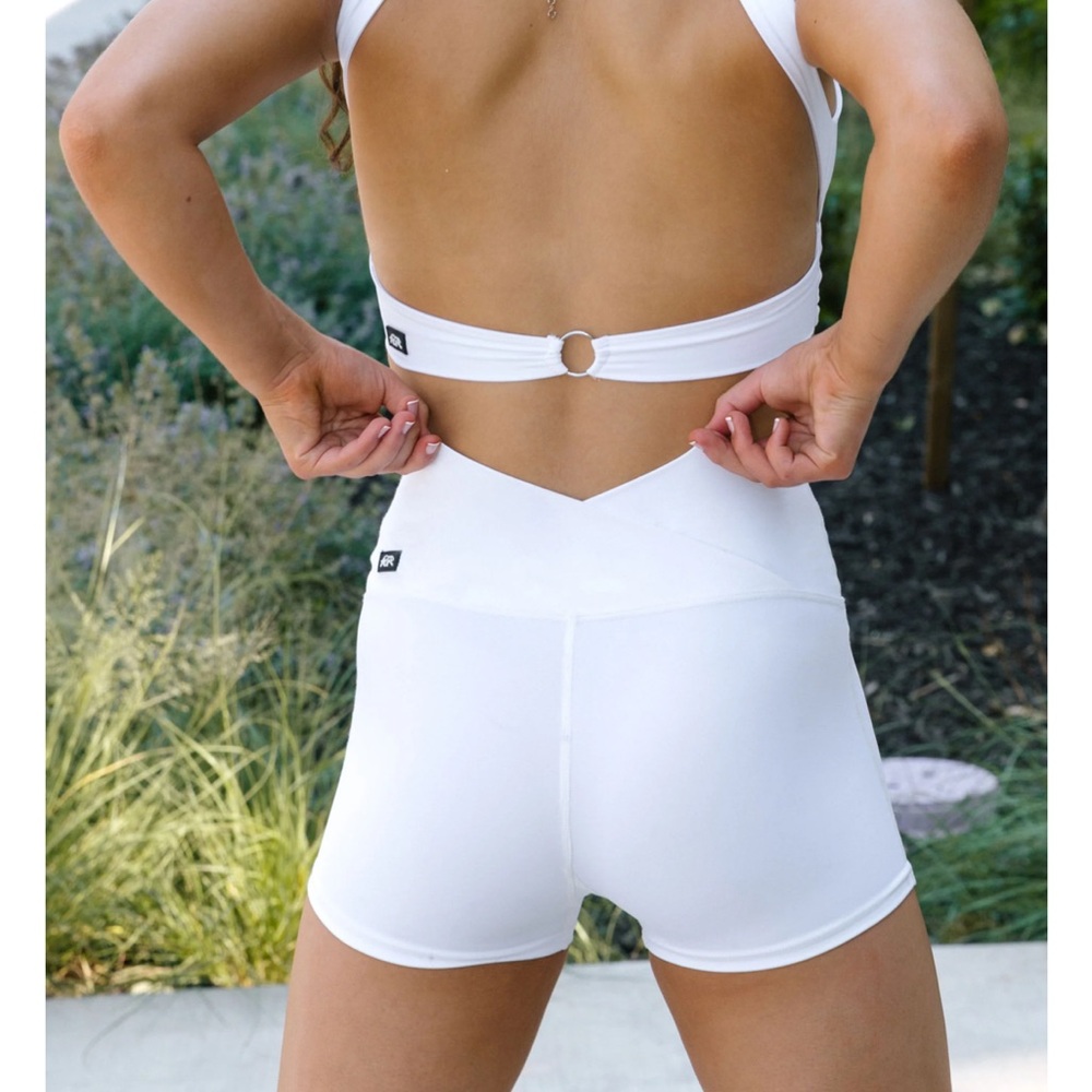 NWT Tiger Friday Dancewear Bello Shorties Size Various Color White - Picture 6 of 7
